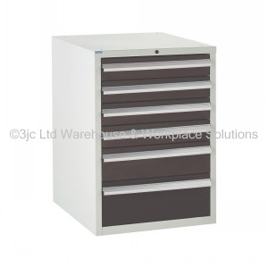 Euroslide Storage Cabinet 6 Drawer 825mm